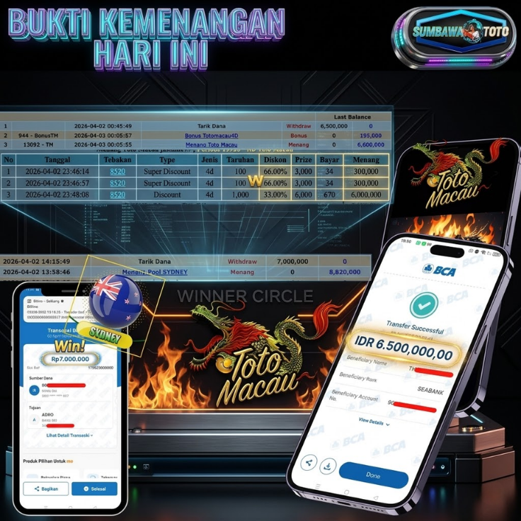 BUKTI JP TOTOMACAU DAN SIDNEY 🔥